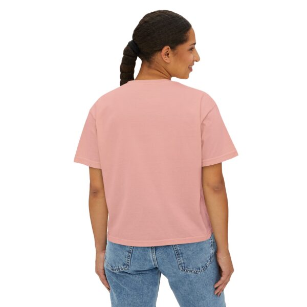 Artistic Floral Boxy Tee - Trendy Women's T-Shirt, Casual Wear, Gift for Her, Spring/Summer Fashion, Boho Style
