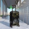 Black Flower Suitcase