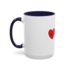 Woke Heart Accent Coffee Mug - Inspirational Quote Mug, Perfect Gift for Activists, Home Office Decor, Unique Coffee Lover Gift, 11oz & 15oz