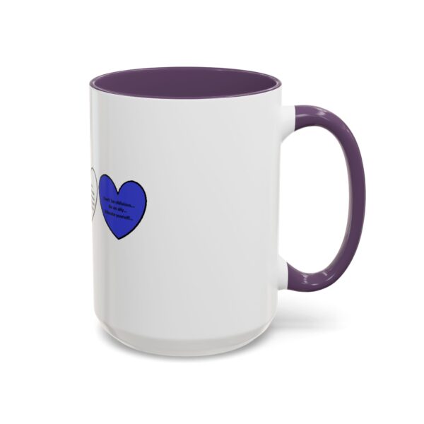 Woke Heart Accent Coffee Mug - Inspirational Quote Mug, Perfect Gift for Activists, Home Office Decor, Unique Coffee Lover Gift, 11oz & 15oz