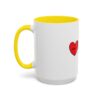Woke Heart Accent Coffee Mug - Inspirational Quote Mug, Perfect Gift for Activists, Home Office Decor, Unique Coffee Lover Gift, 11oz & 15oz