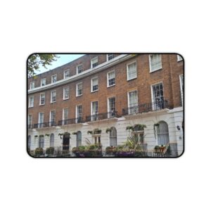 Elegant Urban Desk Mat - Stylish Office Decor, Home Office Essential, Gift for City Lovers, Laptop Pad, Workspace Accessory