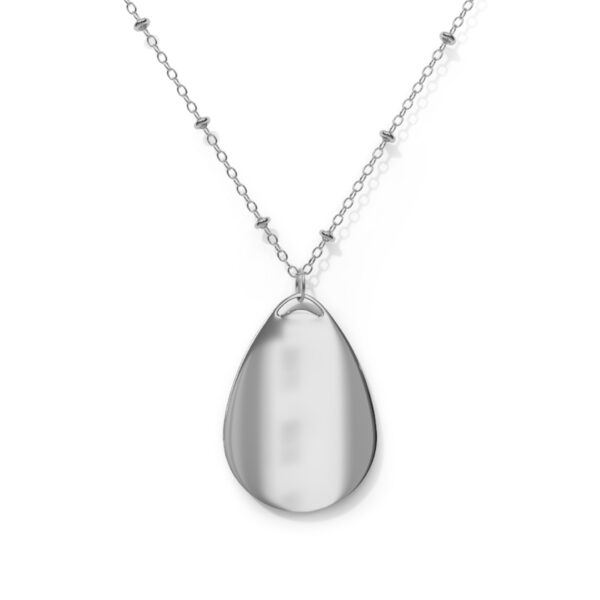 Flower Oval Necklace