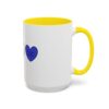 Woke Heart Accent Coffee Mug - Inspirational Quote Mug, Perfect Gift for Activists, Home Office Decor, Unique Coffee Lover Gift, 11oz & 15oz