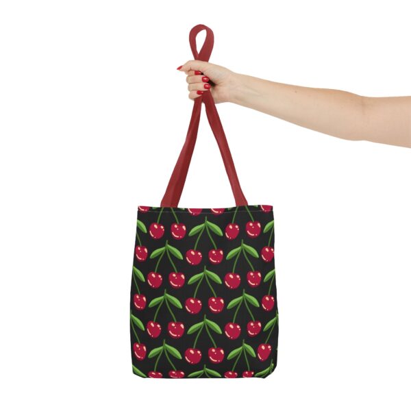 Charming Cherry Pattern Tote Bag - Perfect for Shopping, Casual Outings, Beach Days, Gifts, and Eco-Friendly Use