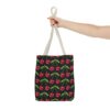 Charming Cherry Pattern Tote Bag - Perfect for Shopping, Casual Outings, Beach Days, Gifts, and Eco-Friendly Use