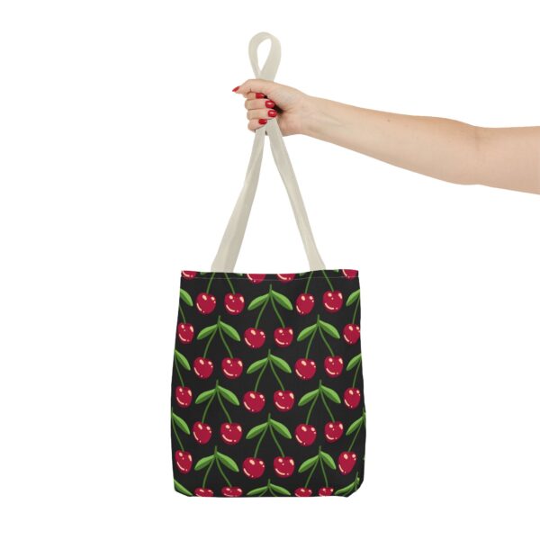 Charming Cherry Pattern Tote Bag - Perfect for Shopping, Casual Outings, Beach Days, Gifts, and Eco-Friendly Use