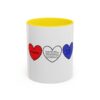 Woke Heart Accent Coffee Mug - Inspirational Quote Mug, Perfect Gift for Activists, Home Office Decor, Unique Coffee Lover Gift, 11oz & 15oz