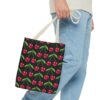 Charming Cherry Pattern Tote Bag - Perfect for Shopping, Casual Outings, Beach Days, Gifts, and Eco-Friendly Use