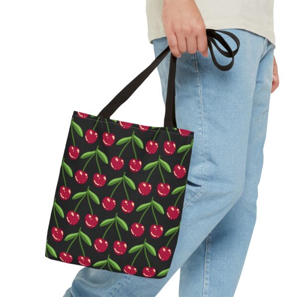 Charming Cherry Pattern Tote Bag - Perfect for Shopping, Casual Outings, Beach Days, Gifts, and Eco-Friendly Use