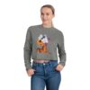 Floral Beauty Cropped Sweatshirt - Casual Fashion, Gift for Her, Spring Style, Trendy Outfit, Unique Graphic Art