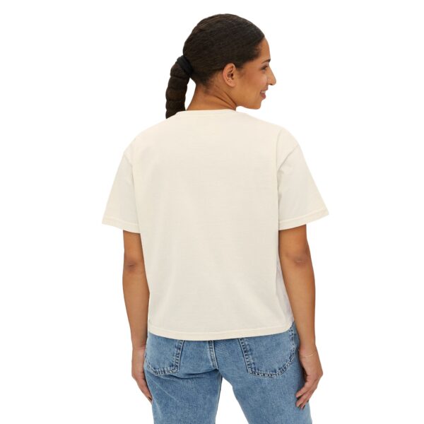 Artistic Floral Boxy Tee - Trendy Women's T-Shirt, Casual Wear, Gift for Her, Spring/Summer Fashion, Boho Style