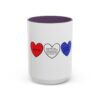 Woke Heart Accent Coffee Mug - Inspirational Quote Mug, Perfect Gift for Activists, Home Office Decor, Unique Coffee Lover Gift, 11oz & 15oz