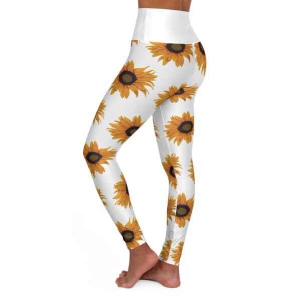 Sunflowers High Waisted Yoga Leggings