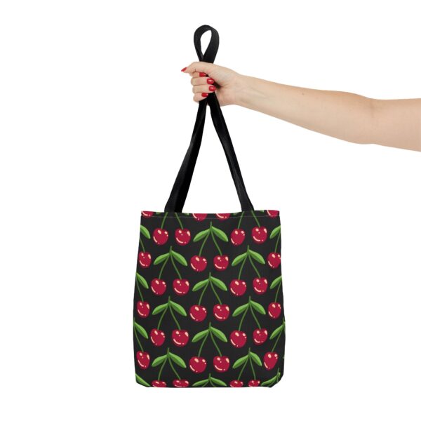Charming Cherry Pattern Tote Bag - Perfect for Shopping, Casual Outings, Beach Days, Gifts, and Eco-Friendly Use
