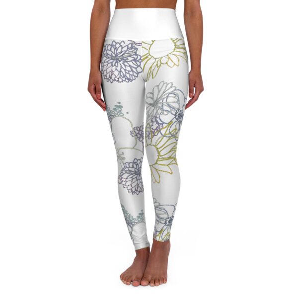 Flowers High Waisted Yoga Leggings