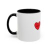 Woke Heart Accent Coffee Mug - Inspirational Quote Mug, Perfect Gift for Activists, Home Office Decor, Unique Coffee Lover Gift, 11oz & 15oz