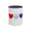 Woke Heart Accent Coffee Mug - Inspirational Quote Mug, Perfect Gift for Activists, Home Office Decor, Unique Coffee Lover Gift, 11oz & 15oz