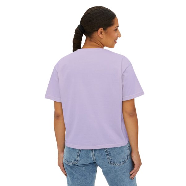Artistic Floral Boxy Tee - Trendy Women's T-Shirt, Casual Wear, Gift for Her, Spring/Summer Fashion, Boho Style