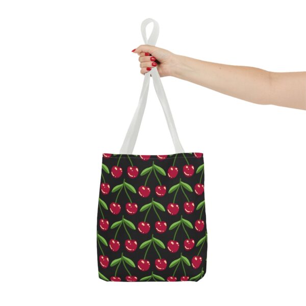 Charming Cherry Pattern Tote Bag - Perfect for Shopping, Casual Outings, Beach Days, Gifts, and Eco-Friendly Use
