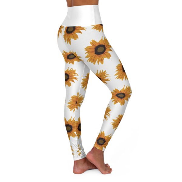 Sunflowers High Waisted Yoga Leggings