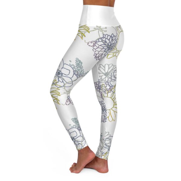 Flowers High Waisted Yoga Leggings