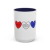 Woke Heart Accent Coffee Mug - Inspirational Quote Mug, Perfect Gift for Activists, Home Office Decor, Unique Coffee Lover Gift, 11oz & 15oz