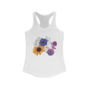 Flowers Blooming Racerback Tank