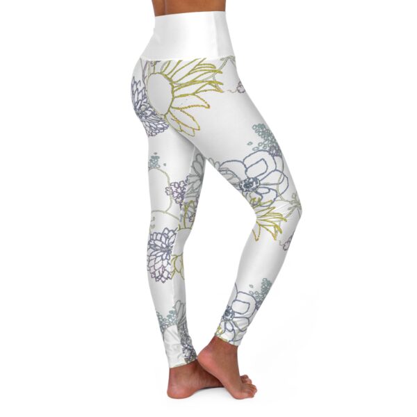 Flowers High Waisted Yoga Leggings