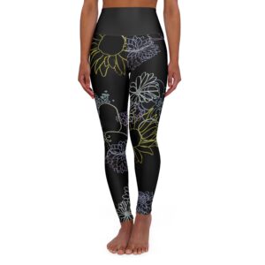 High Waisted Yoga Leggings (AOP)
