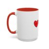 Woke Heart Accent Coffee Mug - Inspirational Quote Mug, Perfect Gift for Activists, Home Office Decor, Unique Coffee Lover Gift, 11oz & 15oz