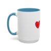 Woke Heart Accent Coffee Mug - Inspirational Quote Mug, Perfect Gift for Activists, Home Office Decor, Unique Coffee Lover Gift, 11oz & 15oz