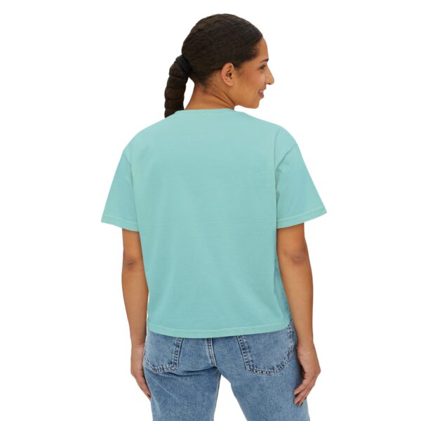 Artistic Floral Boxy Tee - Trendy Women's T-Shirt, Casual Wear, Gift for Her, Spring/Summer Fashion, Boho Style