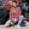Floral Beauty Cropped Sweatshirt - Casual Fashion, Gift for Her, Spring Style, Trendy Outfit, Unique Graphic Art