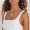 Sunflower Oval Necklace (Stylish)