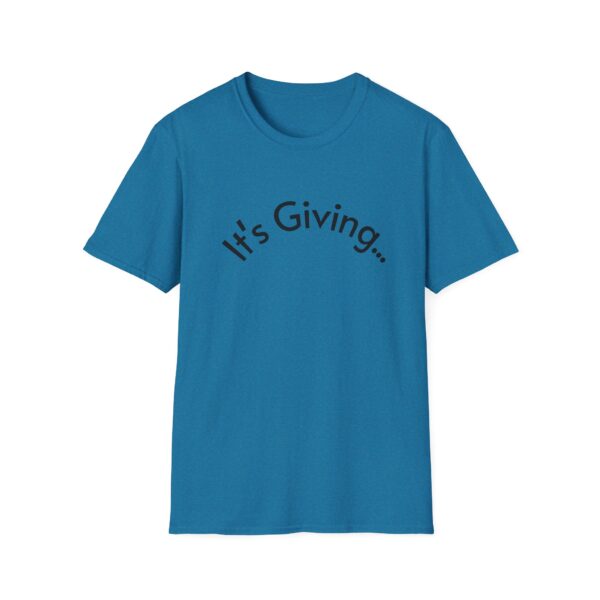 Unisex Softstyle T-Shirt - It's Giving... | Casual Wear, Gift for Friends, Birthday Gift, Everyday Style, Trendy Fashion