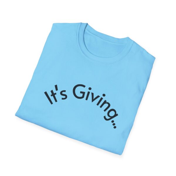 Unisex Softstyle T-Shirt - It's Giving... | Casual Wear, Gift for Friends, Birthday Gift, Everyday Style, Trendy Fashion