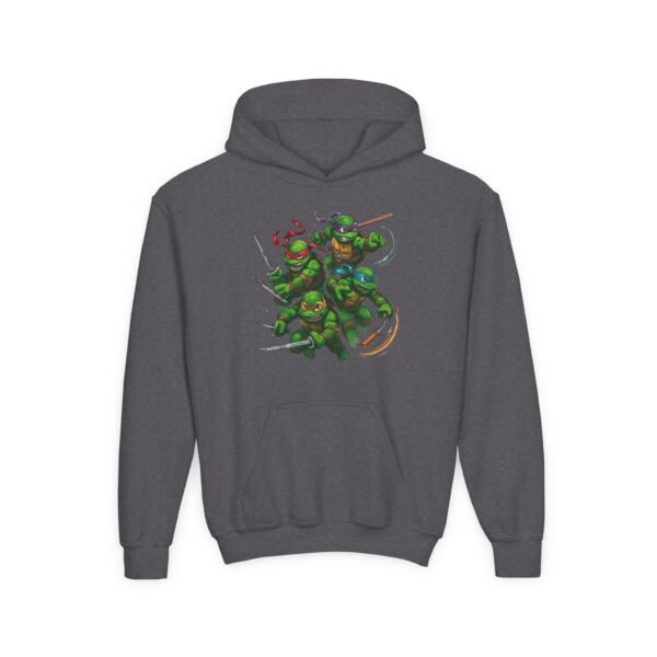 Teen Ninja Turtles Hooded Sweatshirt, Cool Casual Wear, Gift for Kids, Cozy Winter Top, Perfect for Birthdays, Comic Fans