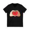 Unisex Jersey Short Sleeve V-Neck Tee