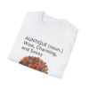 Chic Auntie T-Shirt - Floral Design, Trendy Gift for Family, Casual Wear, Perfect for Birthdays, Mother's Day, Celebrations, and More