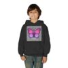 Butterfly Youth Hoodie, Cozy Sweatshirt for Kids, Spring Fashion, Animal Lover Gift, Cute Butterfly Design, Perfect for Birthdays