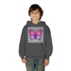 Butterfly Youth Hoodie, Cozy Sweatshirt for Kids, Spring Fashion, Animal Lover Gift, Cute Butterfly Design, Perfect for Birthdays