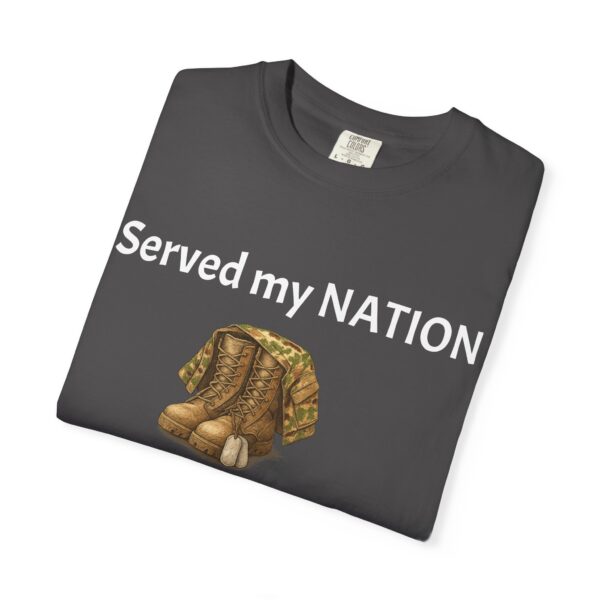 Patriotic Peace Tee - Served my NATION, Now protecting my PEACE, Unisex Garment-Dyed T-shirt, Veteran Pride Shirt, Comfortable Casual [...]