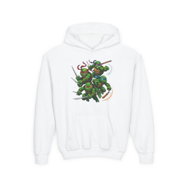 Teen Ninja Turtles Hooded Sweatshirt, Cool Casual Wear, Gift for Kids, Cozy Winter Top, Perfect for Birthdays, Comic Fans