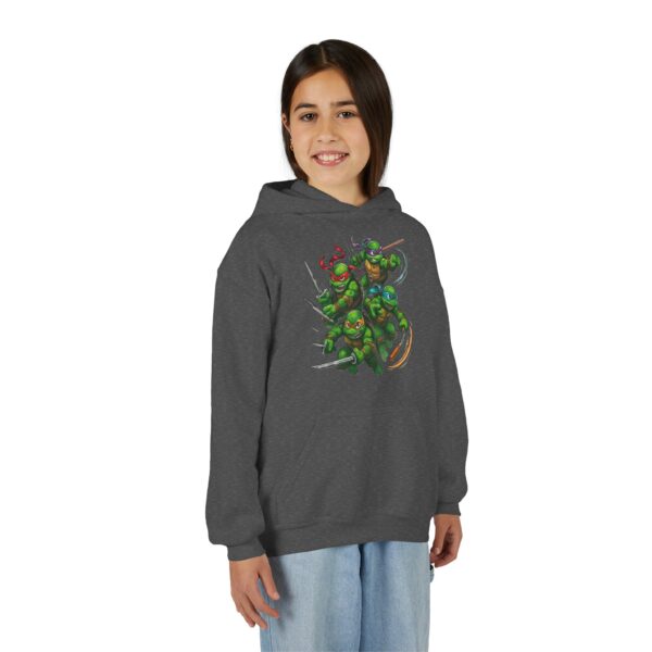 Teen Ninja Turtles Hooded Sweatshirt, Cool Casual Wear, Gift for Kids, Cozy Winter Top, Perfect for Birthdays, Comic Fans