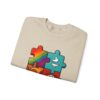 Puzzle Peace Crewneck Sweatshirt - Cozy Unisex Fashion, LGBTQ+ Pride Gift, Friendship Sweatshirt, Casual Wear, Peaceful Vibes