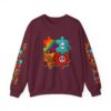 Puzzle Peace Crewneck Sweatshirt - Cozy Unisex Fashion, LGBTQ+ Pride Gift, Friendship Sweatshirt, Casual Wear, Peaceful Vibes