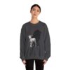 Lamb and Lion Sweatshirt, Cozy Animal Graphic Crewneck, Unisex Gift for Nature Lovers, Perfect for Chill Days or Holidays