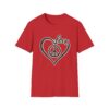 Love & Peace Unisex Softstyle T-Shirt, Vintage Vibe Tee, Casual Wear, Gift for Friends, Everyday Comfort, Boho T-Shirt
