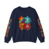 Puzzle Peace Crewneck Sweatshirt - Cozy Unisex Fashion, LGBTQ+ Pride Gift, Friendship Sweatshirt, Casual Wear, Peaceful Vibes